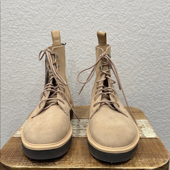 Sorel Hi Line Lace Up Suede Combat Boots Size 6.5 NEW - Picture 4 of 8